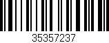 Código de barras (EAN, GTIN, SKU, ISBN): '35357237'