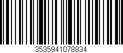 Código de barras (EAN, GTIN, SKU, ISBN): '3535941078834'