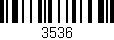 Código de barras (EAN, GTIN, SKU, ISBN): '3536'