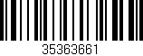 Código de barras (EAN, GTIN, SKU, ISBN): '35363661'