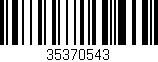 Código de barras (EAN, GTIN, SKU, ISBN): '35370543'