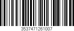 Código de barras (EAN, GTIN, SKU, ISBN): '3537471261007'