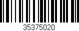 Código de barras (EAN, GTIN, SKU, ISBN): '35375020'