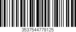 Código de barras (EAN, GTIN, SKU, ISBN): '3537544779125'