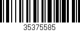 Código de barras (EAN, GTIN, SKU, ISBN): '35375585'