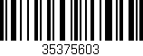 Código de barras (EAN, GTIN, SKU, ISBN): '35375603'