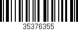 Código de barras (EAN, GTIN, SKU, ISBN): '35376355'
