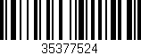 Código de barras (EAN, GTIN, SKU, ISBN): '35377524'