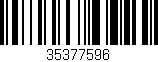 Código de barras (EAN, GTIN, SKU, ISBN): '35377596'