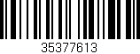 Código de barras (EAN, GTIN, SKU, ISBN): '35377613'