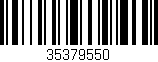 Código de barras (EAN, GTIN, SKU, ISBN): '35379550'