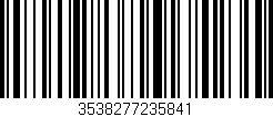 Código de barras (EAN, GTIN, SKU, ISBN): '3538277235841'