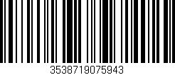 Código de barras (EAN, GTIN, SKU, ISBN): '3538719075943'