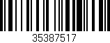 Código de barras (EAN, GTIN, SKU, ISBN): '35387517'