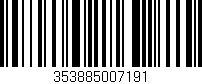 Código de barras (EAN, GTIN, SKU, ISBN): '353885007191'