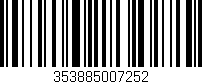 Código de barras (EAN, GTIN, SKU, ISBN): '353885007252'