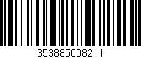Código de barras (EAN, GTIN, SKU, ISBN): '353885008211'