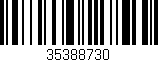 Código de barras (EAN, GTIN, SKU, ISBN): '35388730'