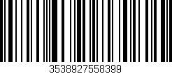 Código de barras (EAN, GTIN, SKU, ISBN): '3538927558399'