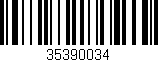 Código de barras (EAN, GTIN, SKU, ISBN): '35390034'