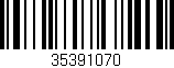 Código de barras (EAN, GTIN, SKU, ISBN): '35391070'