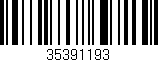 Código de barras (EAN, GTIN, SKU, ISBN): '35391193'