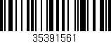 Código de barras (EAN, GTIN, SKU, ISBN): '35391561'