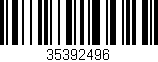 Código de barras (EAN, GTIN, SKU, ISBN): '35392496'