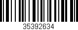 Código de barras (EAN, GTIN, SKU, ISBN): '35392634'