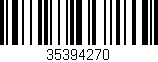 Código de barras (EAN, GTIN, SKU, ISBN): '35394270'