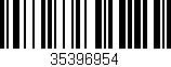 Código de barras (EAN, GTIN, SKU, ISBN): '35396954'
