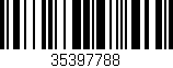 Código de barras (EAN, GTIN, SKU, ISBN): '35397788'