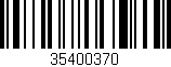 Código de barras (EAN, GTIN, SKU, ISBN): '35400370'