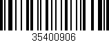 Código de barras (EAN, GTIN, SKU, ISBN): '35400906'