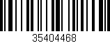 Código de barras (EAN, GTIN, SKU, ISBN): '35404468'