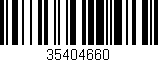 Código de barras (EAN, GTIN, SKU, ISBN): '35404660'