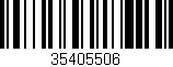 Código de barras (EAN, GTIN, SKU, ISBN): '35405506'
