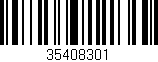 Código de barras (EAN, GTIN, SKU, ISBN): '35408301'