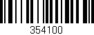 Código de barras (EAN, GTIN, SKU, ISBN): '354100'