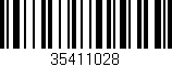 Código de barras (EAN, GTIN, SKU, ISBN): '35411028'