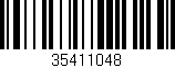Código de barras (EAN, GTIN, SKU, ISBN): '35411048'