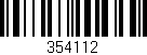 Código de barras (EAN, GTIN, SKU, ISBN): '354112'
