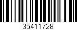 Código de barras (EAN, GTIN, SKU, ISBN): '35411728'