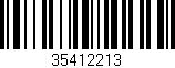 Código de barras (EAN, GTIN, SKU, ISBN): '35412213'