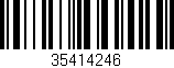 Código de barras (EAN, GTIN, SKU, ISBN): '35414246'