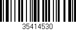 Código de barras (EAN, GTIN, SKU, ISBN): '35414530'