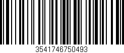 Código de barras (EAN, GTIN, SKU, ISBN): '3541746750493'