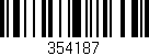 Código de barras (EAN, GTIN, SKU, ISBN): '354187'