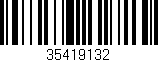 Código de barras (EAN, GTIN, SKU, ISBN): '35419132'