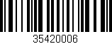 Código de barras (EAN, GTIN, SKU, ISBN): '35420006'